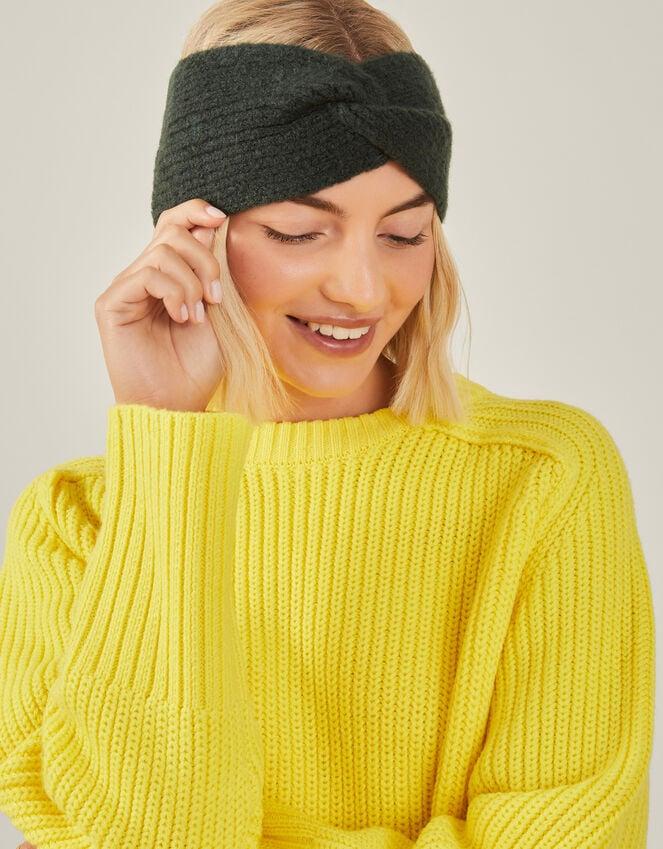 Accessorize Soft Knit Bando Green