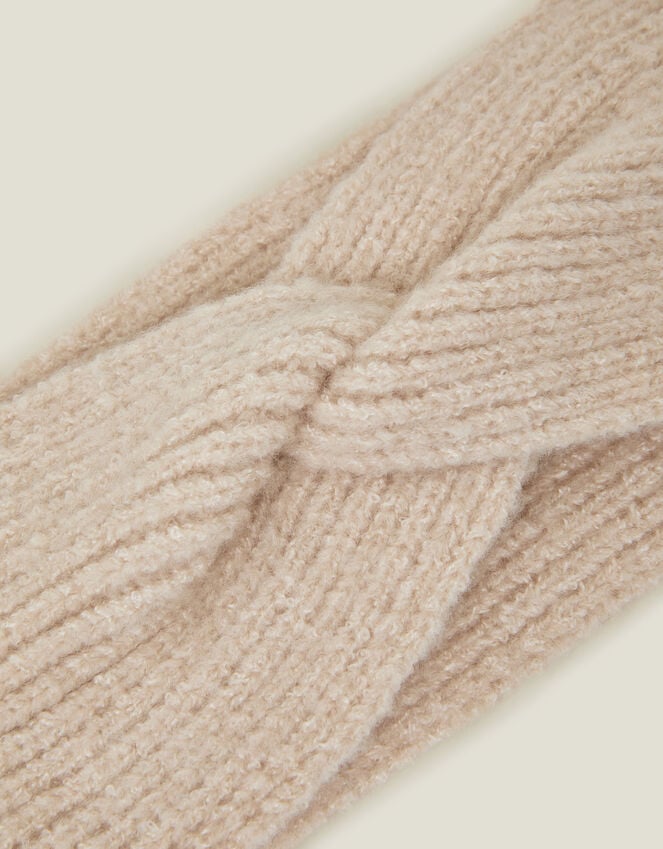 Accessorize Soft Knit Bando Natural