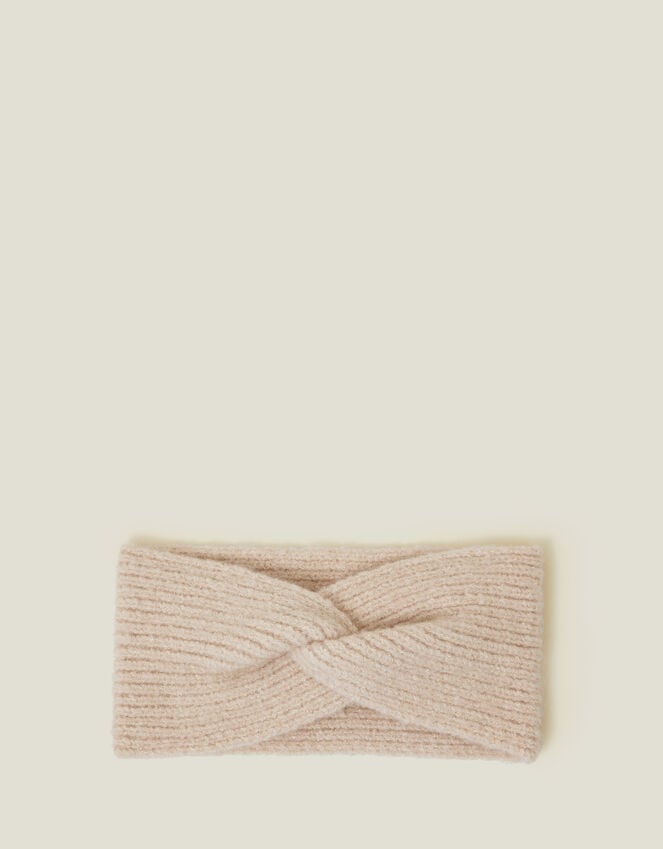accessorize Soft Knit Bando Natural