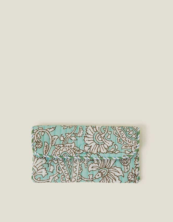 accessorize Soft Paisley Quilted Sunglasses Case