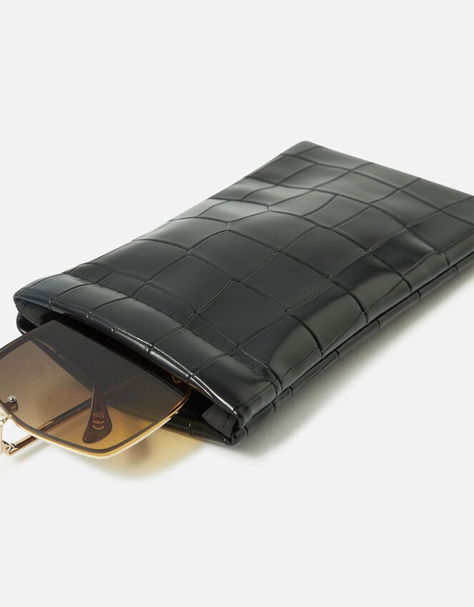 Accessorize Soft Sunglasses Pouch Black