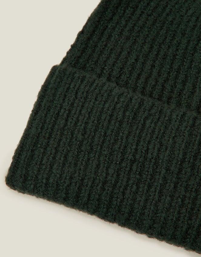 Accessorize Soho Knit Beanie Hat Green