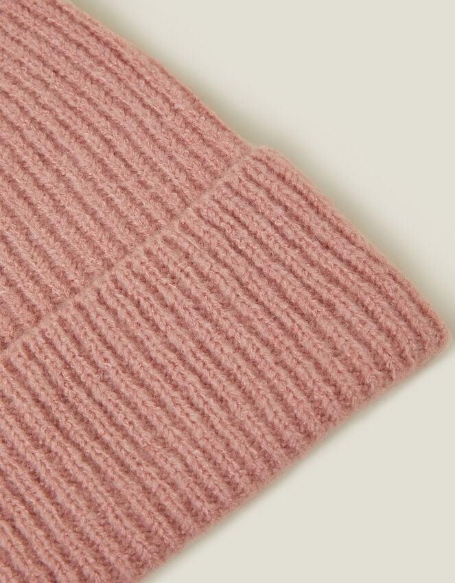 Accessorize Soho Knit Beanie Hat Pink