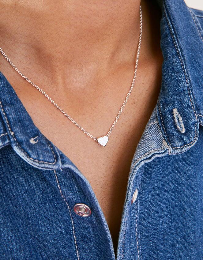 accessorize Solid Heart Pendant Necklace