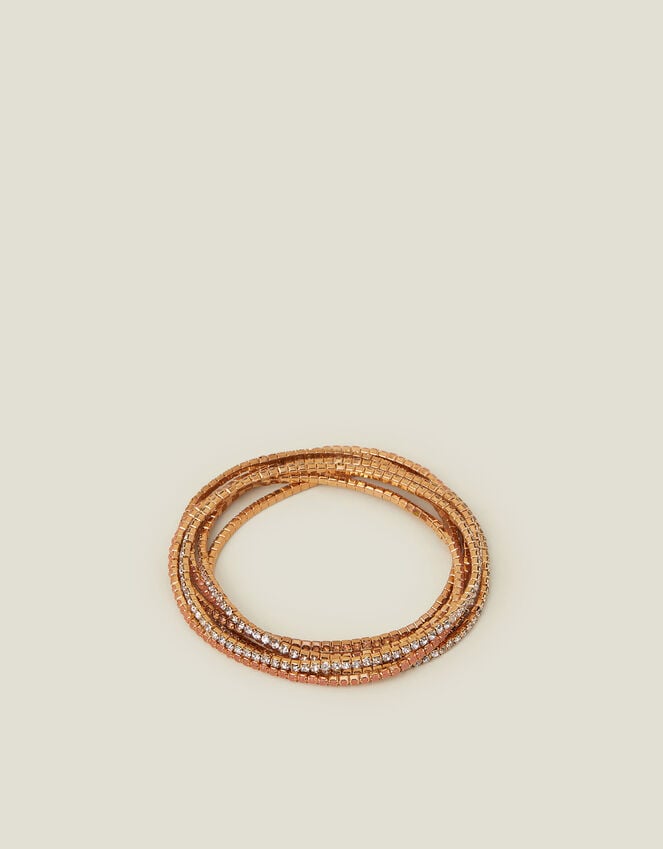 Accessorize Sparkle Stretch Bracelets 6 Pack