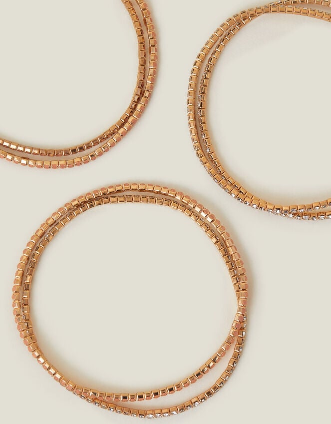 accessorize Sparkle Stretch Bracelets 6 Pack