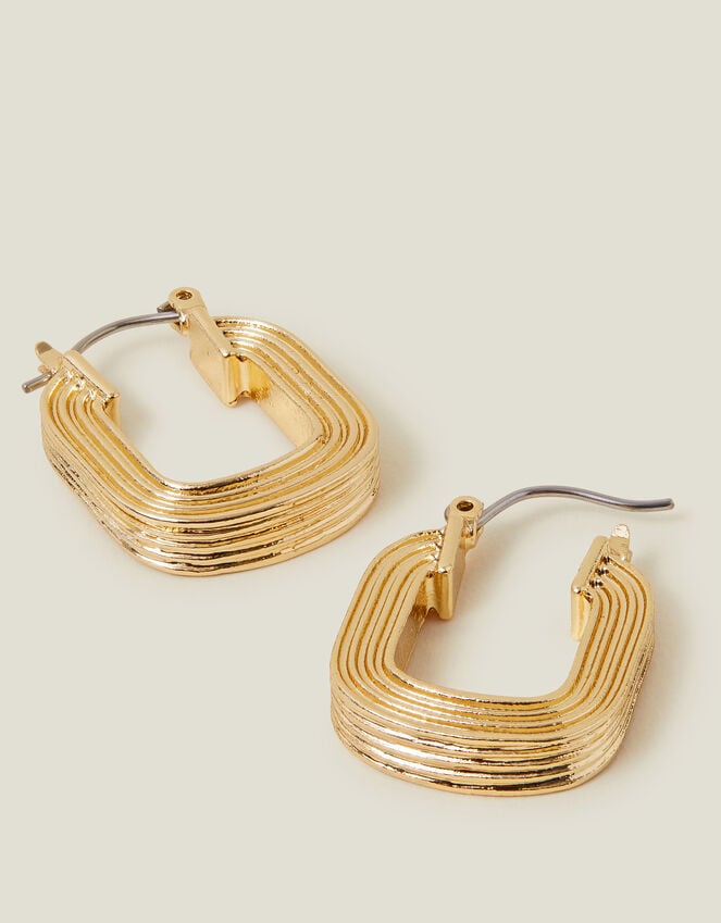 accessorize Square Hoop Earrings