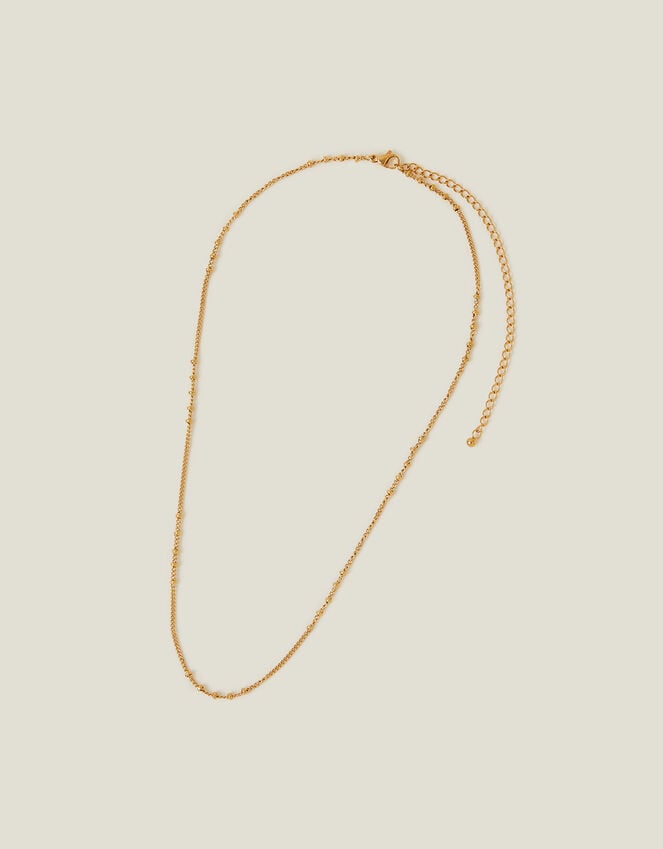Accessorize Stainless Steel Bobble Chain Necklace