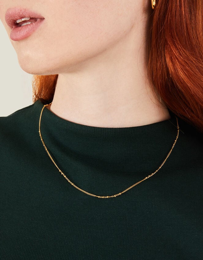 Accessorize Stainless Steel Bobble Chain Necklace