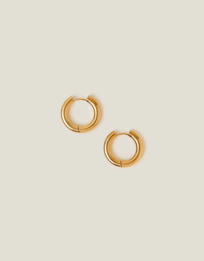 Accessorize Stainless Steel Chunky Hoops
