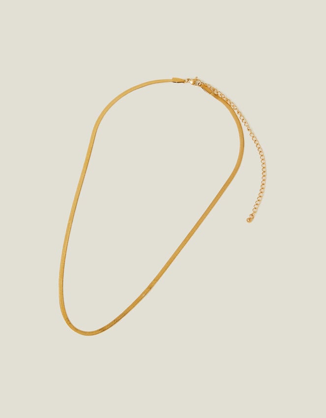 Accessorize Stainless Steel Omega Chain Necklace