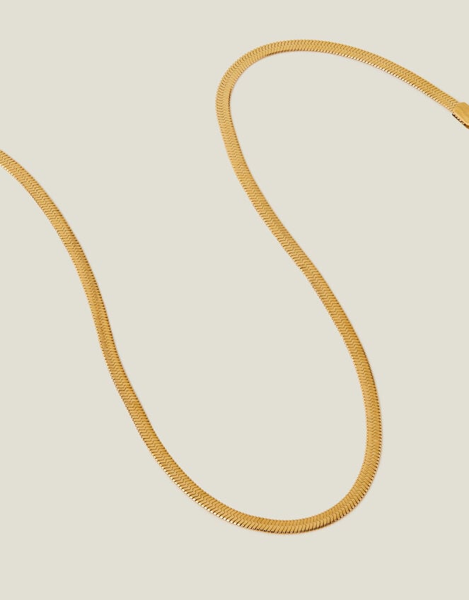accessorize Stainless Steel Omega Chain Necklace
