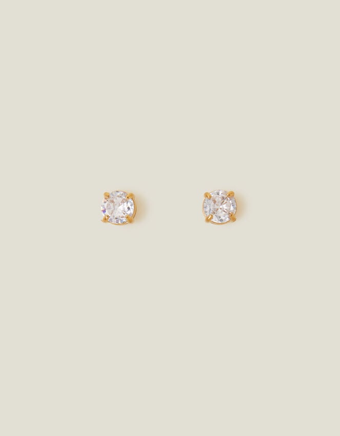 Accessorize Stainless Steel Sparkle Studs