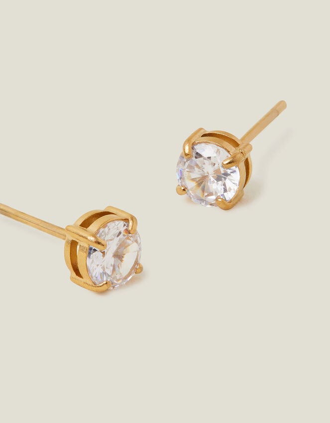 accessorize Stainless Steel Sparkle Studs