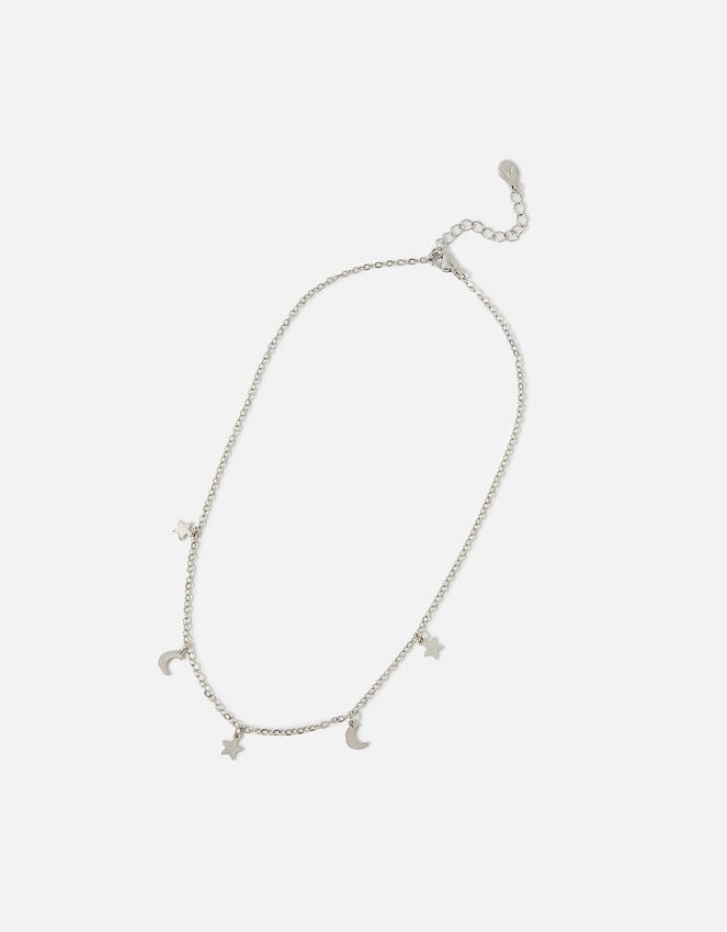 Accessorize Star And Moon Station Necklace