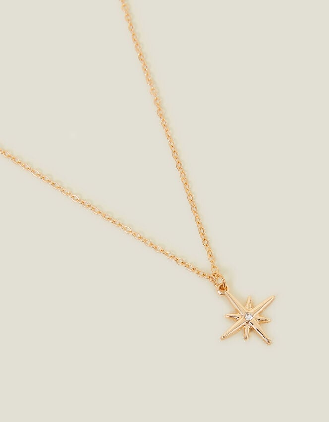accessorize Starburst Pendant Necklace