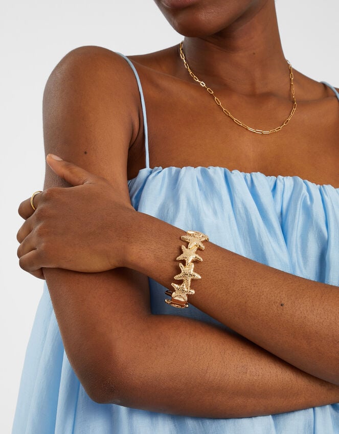 Accessorize Starfish Hinged Bracelet