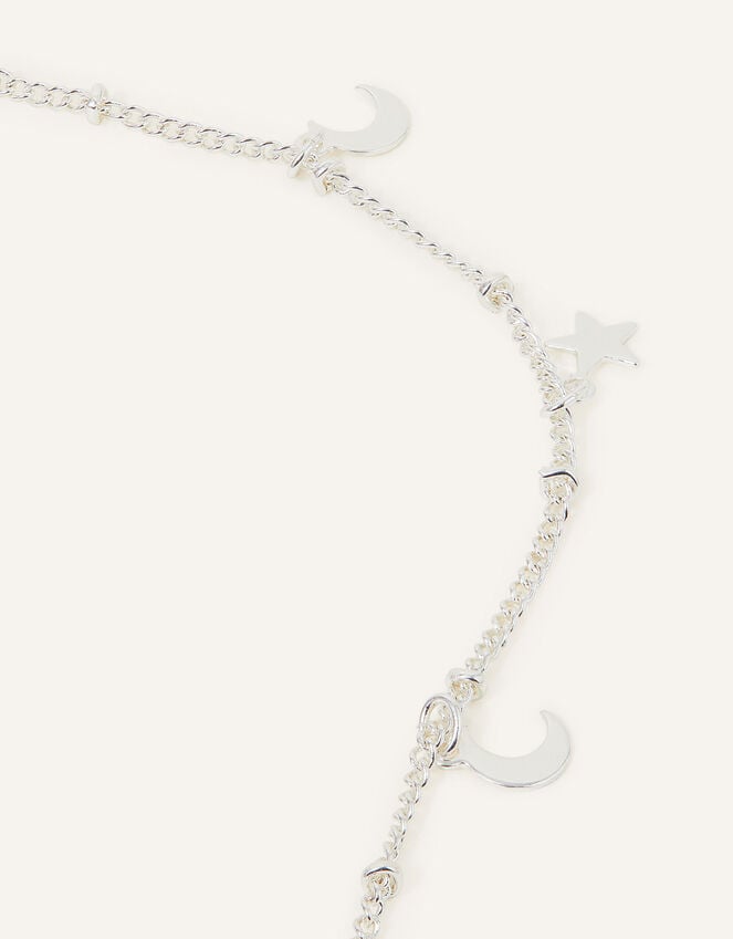 Accessorize Stars And Moon Bracelet Silver