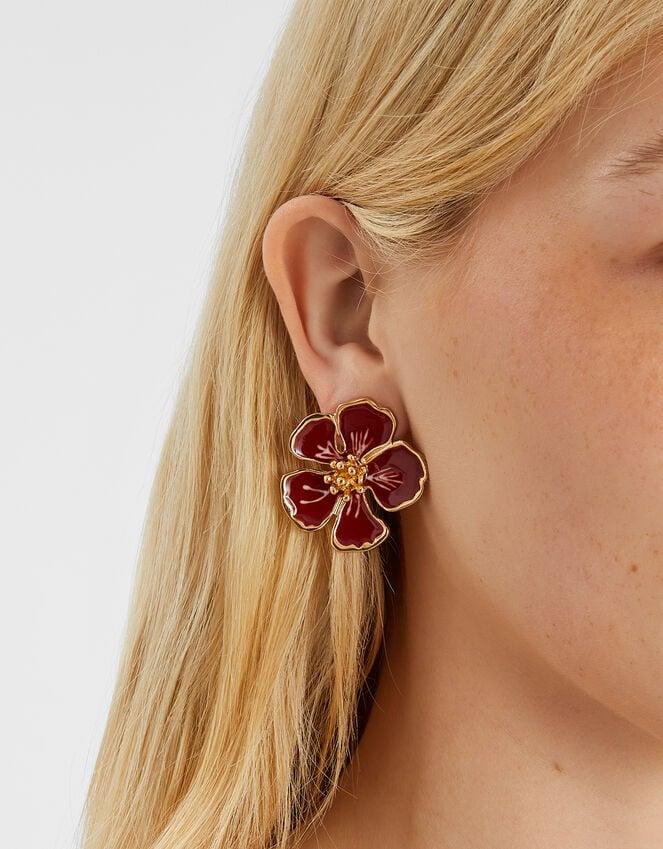 Accessorize Statement Flower Stud Earrings