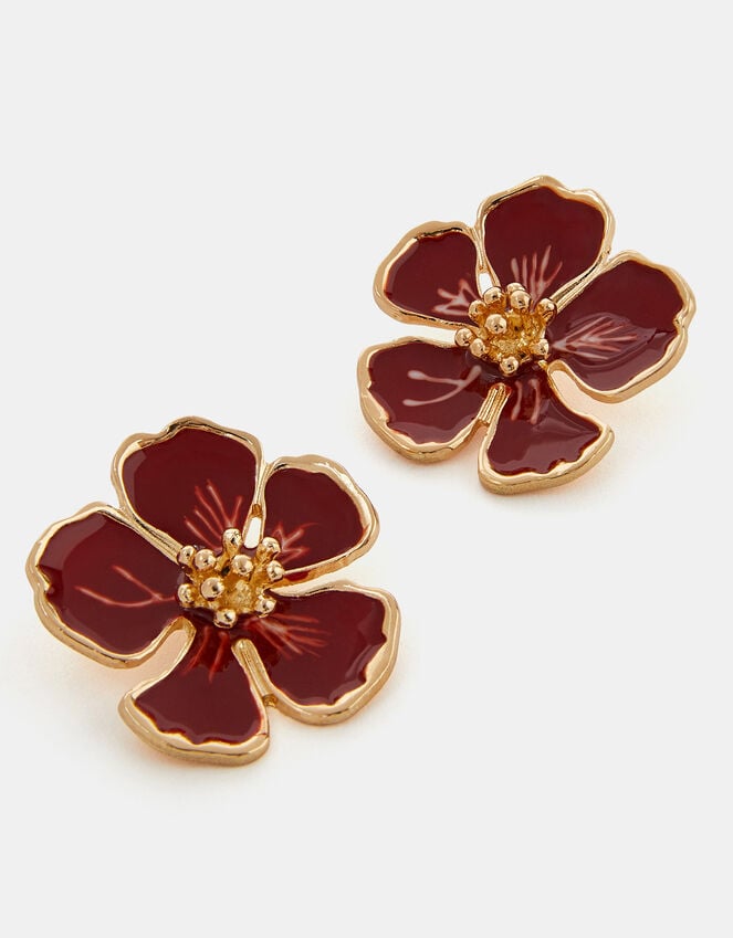 accessorize Statement Flower Stud Earrings