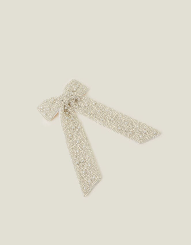 accessorize Statement Pearl Hair Bow