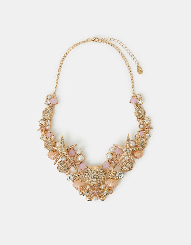 Accessorize Statement Seashell Necklace