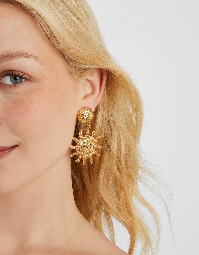 Accessorize Statement Sun Drop Earrings