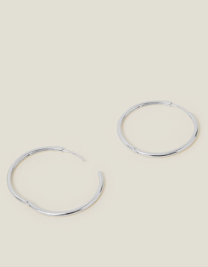 accessorize Sterling Silver-Plated Hoop Earrings