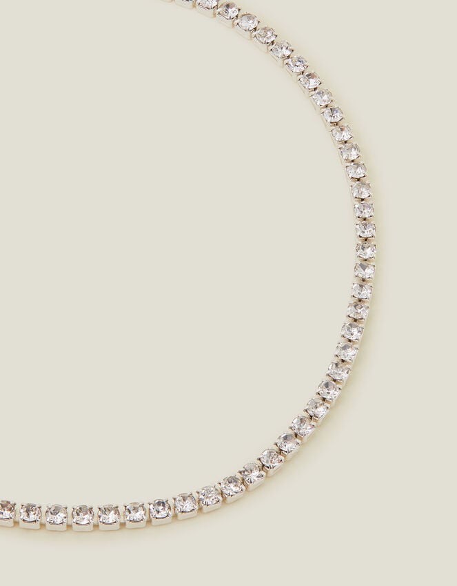 accessorize Sterling Silver-Plated Tennis Bracelet