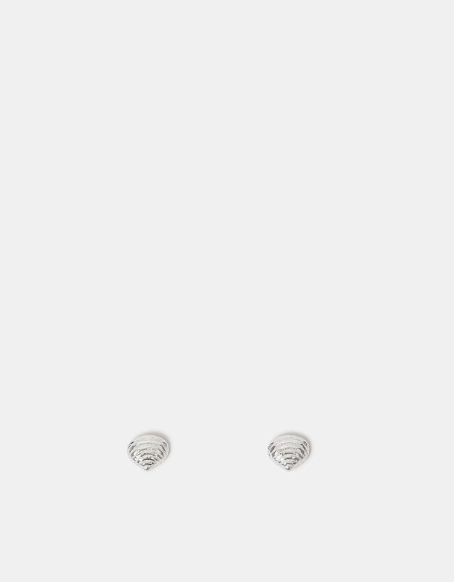 Accessorize Sterling Silver Shell Stud Earrings