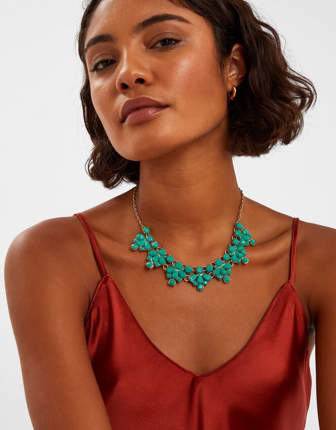 Accessorize Stone Statement Necklace