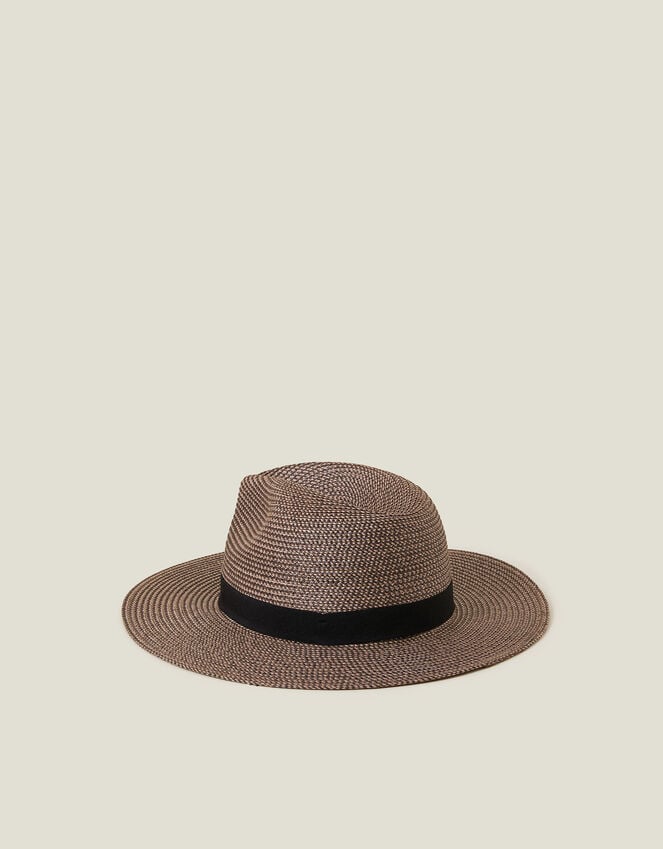 Accessorize Straw Fedora Hat
