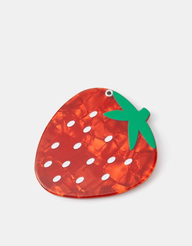Accessorize Strawberry Resin Compact Mirror