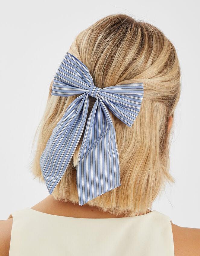 Accessorize Stripe Bow Hair Clip