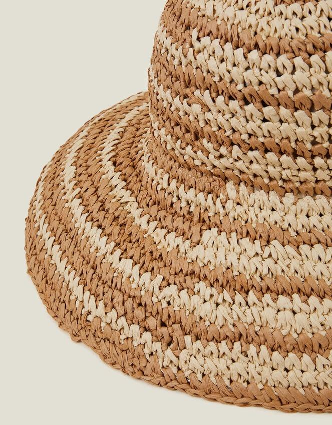Accessorize Stripe Bucket Hat
