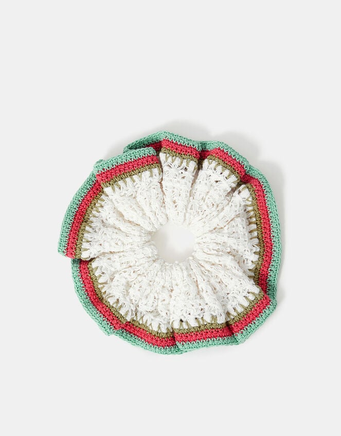 accessorize Stripe Crochet Hair Scrunchie
