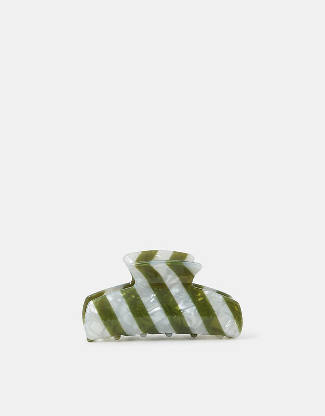 accessorize Stripe Resin Claw Clip