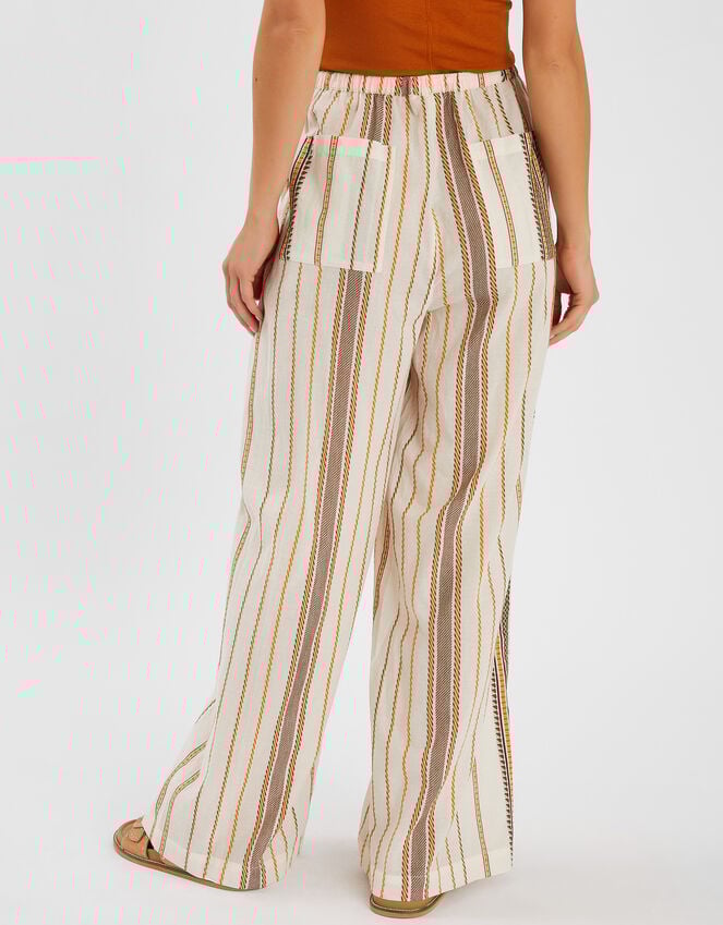 Accessorize Stripe Wide Leg Trousers Multi