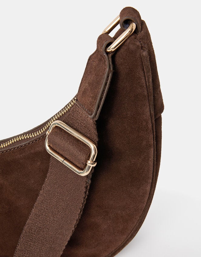 Accessorize Suede Sling Crossbody Bag