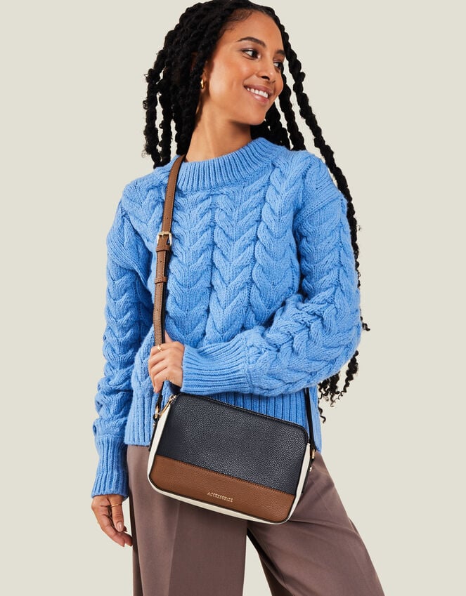 accessorize Suedette Classic Crossbody Bag Multi