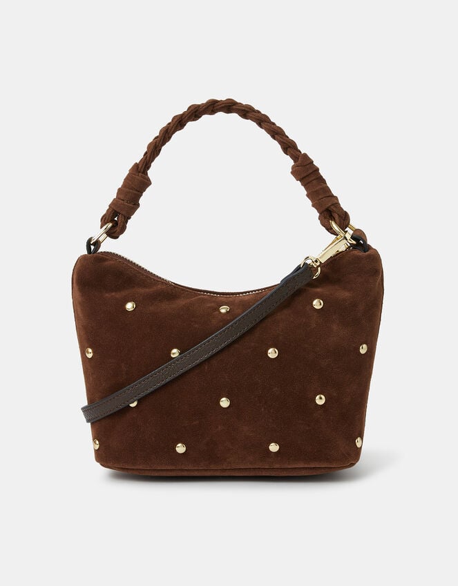 Accessorize Suedette Stud Handbag