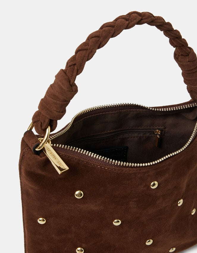 Accessorize Suedette Stud Handbag