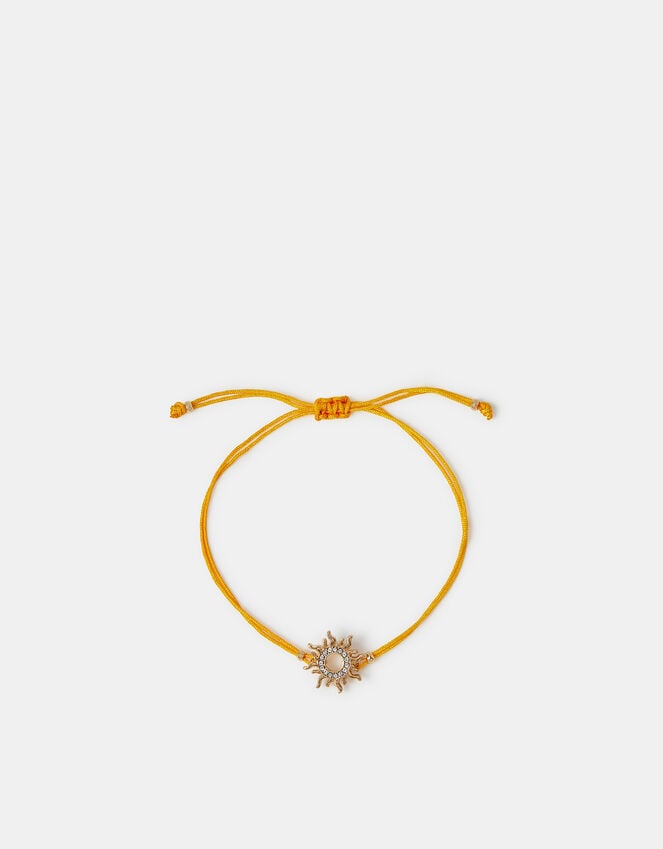 Accessorize Sun Charm Cord Bracelet