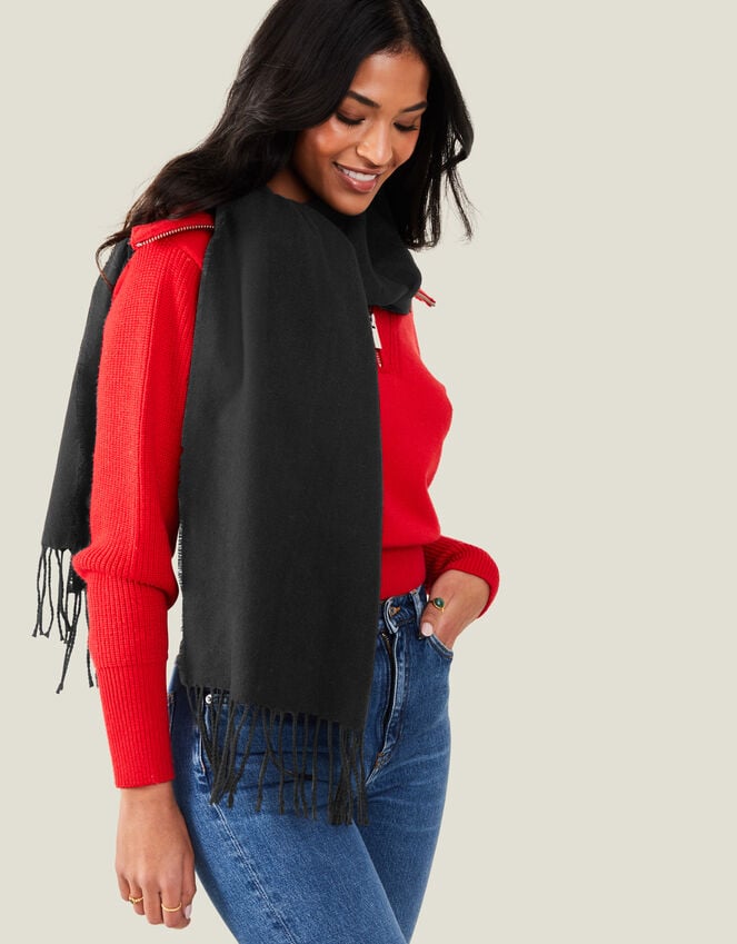 Accessorize Super-Soft Scarf Black
