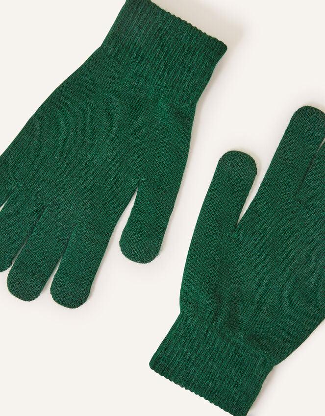 Accessorize Super Stretch Touch Gloves Green