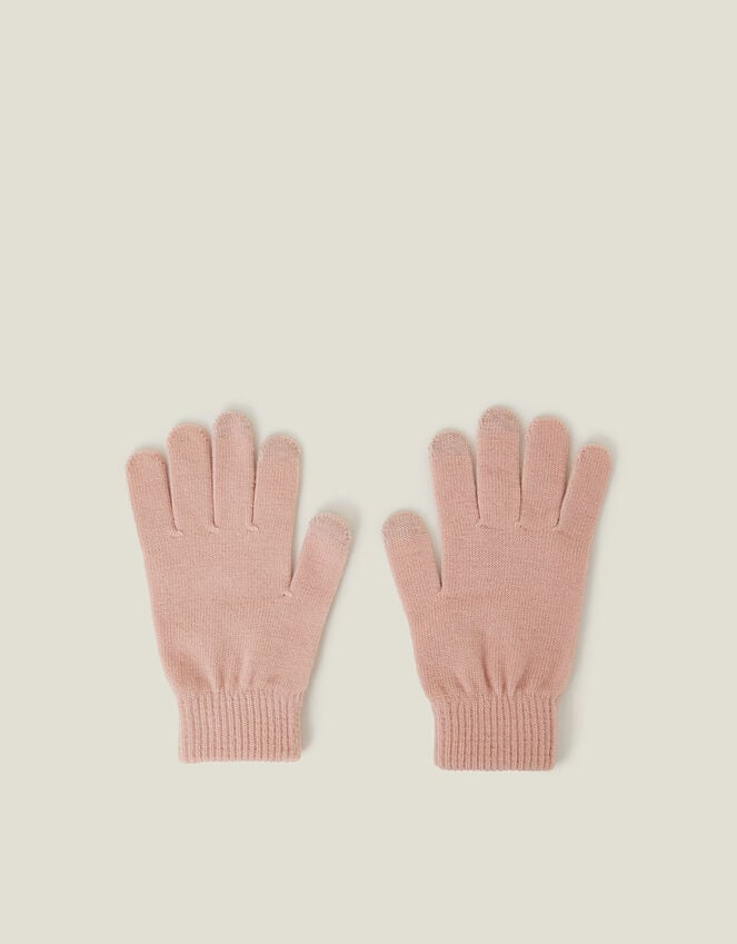 accessorize Super Stretch Touch Gloves Pink