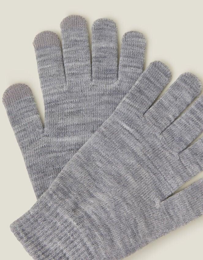 Accessorize Super-Stretchy Touchscreen Gloves Grey