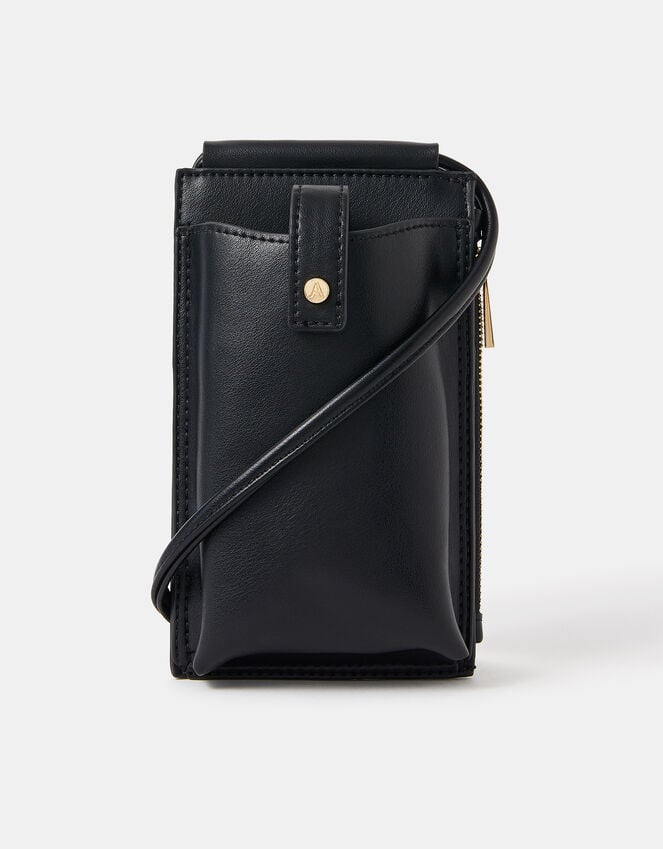 accessorize Tab Pocket Phone Bag Black