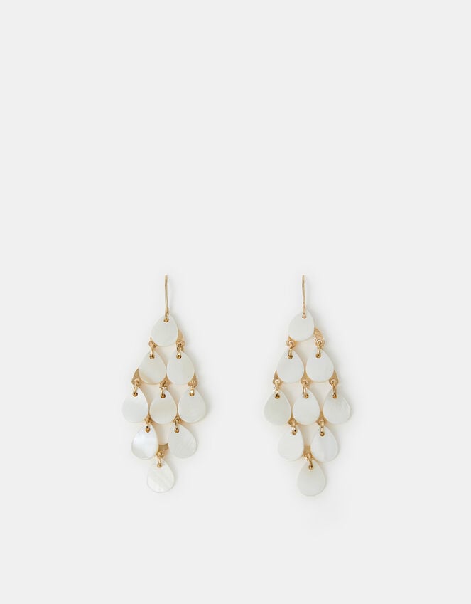 Accessorize Teardrop Pearl Chandelier Earrings