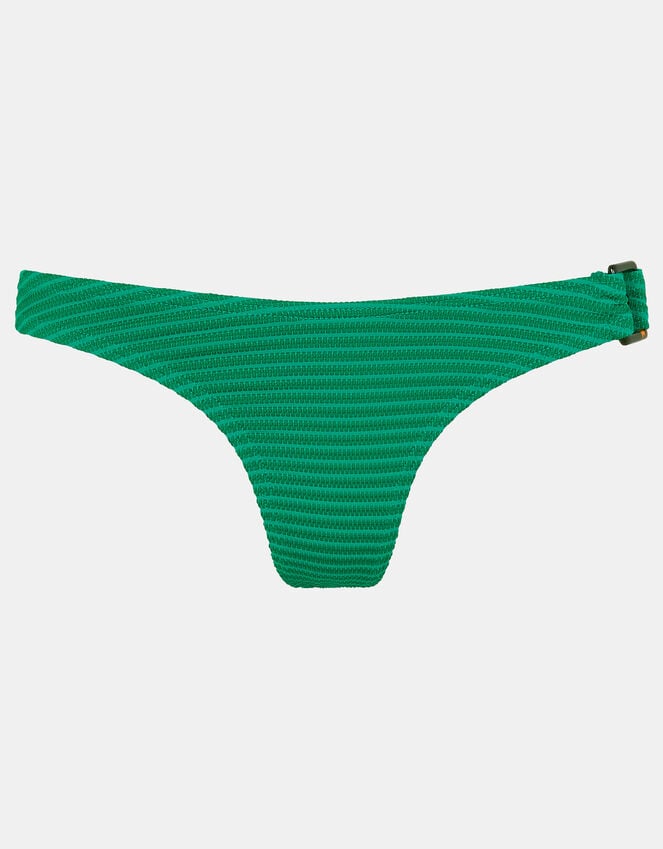 Accessorize Textured Bikini Bottoms Green